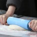 JamHoo Non-stick Rolling Pin Silicone Surface for Rolling Dough - Large Size 7.9 x 2-inches (Total Measurement 15 x 2-inches) (Blue) - B06XB79BP1